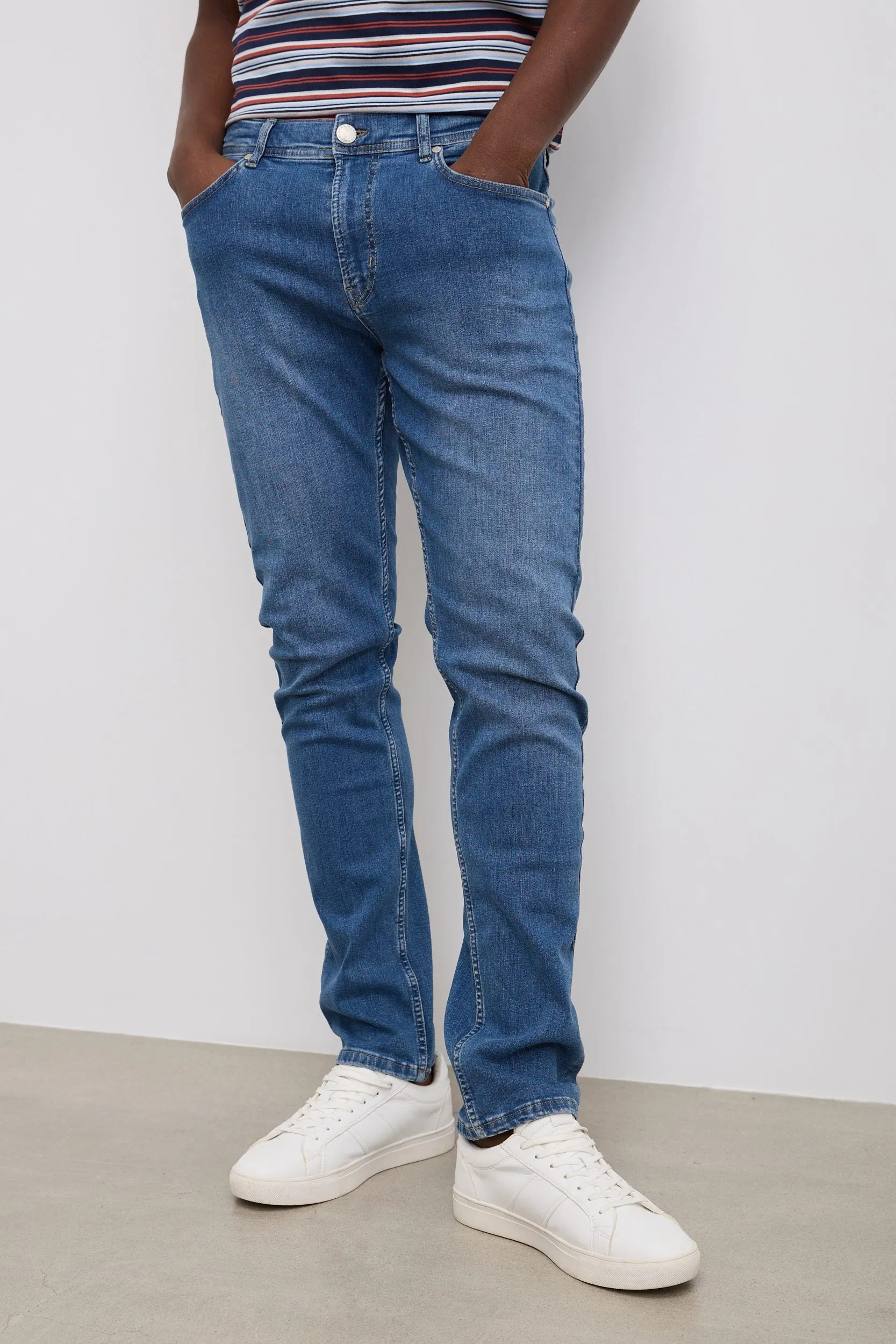 Slim fit five pocket jeans sold by Tristan Style product image thumbnail 2