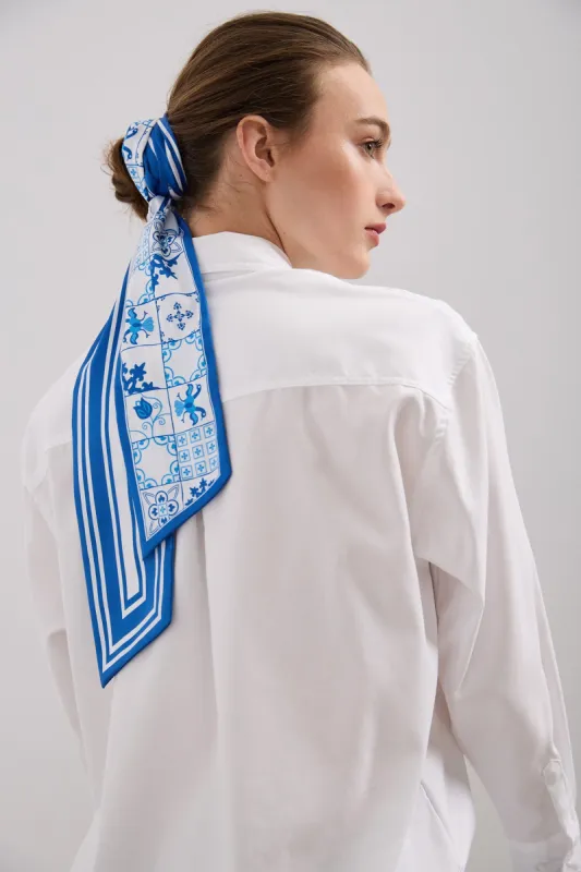 Print neck scarf sold by Tristan Style