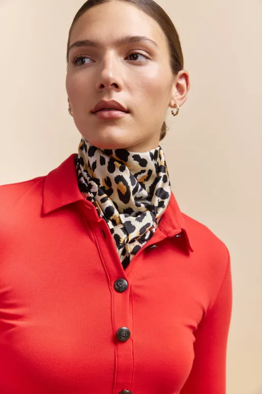 Leopard print scarf sold by Tristan Style