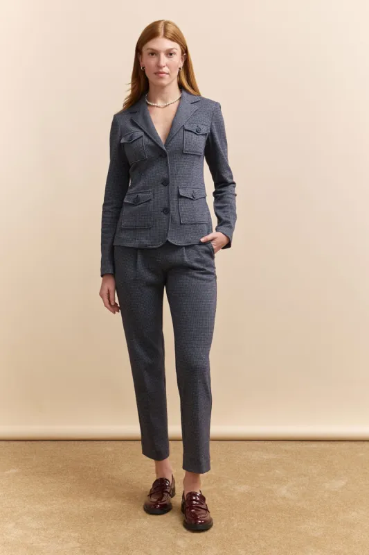 Pant with pleats & elastic waist sold by Tristan Style