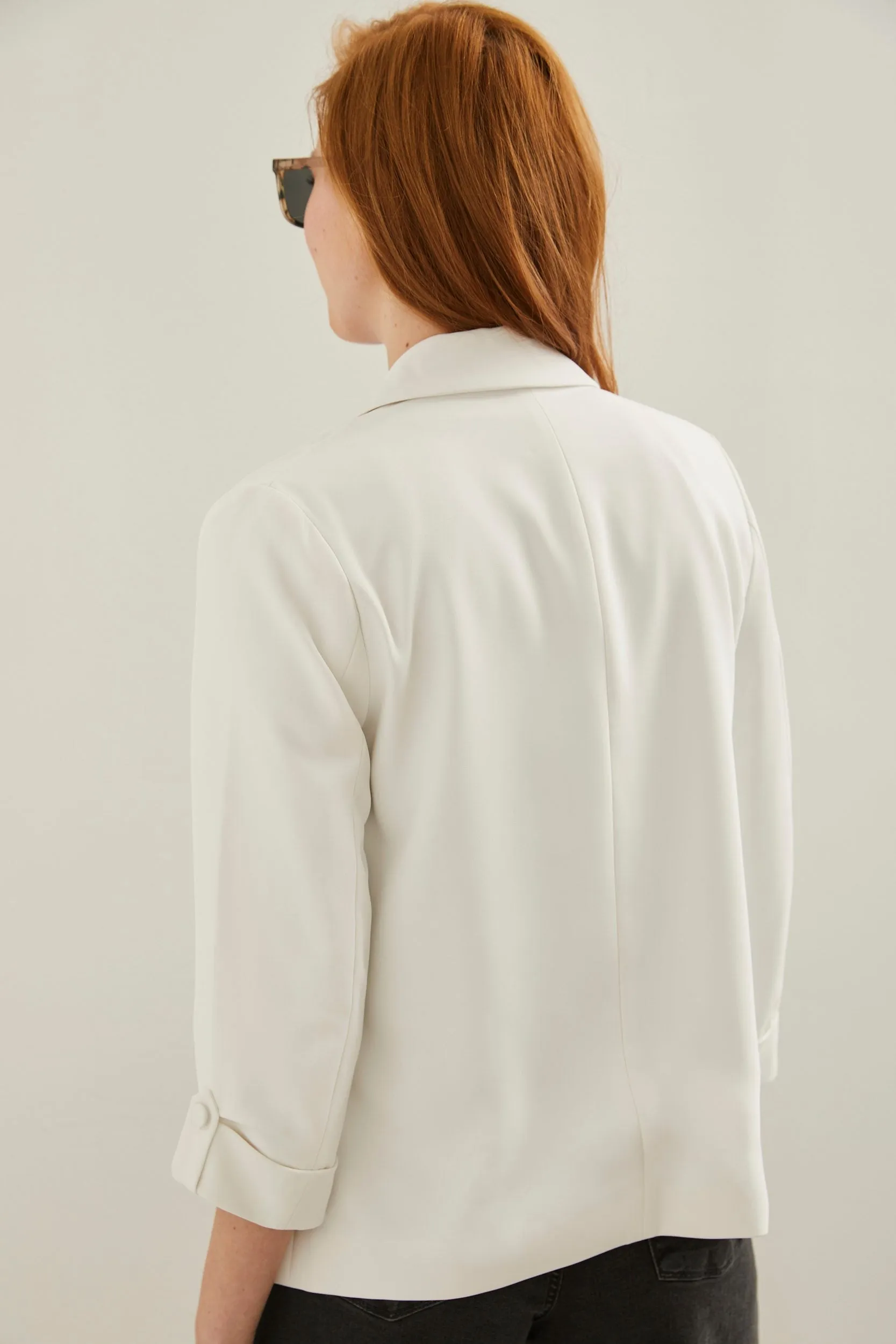 Fluid straight blazer sold by Tristan Style product image thumbnail 2