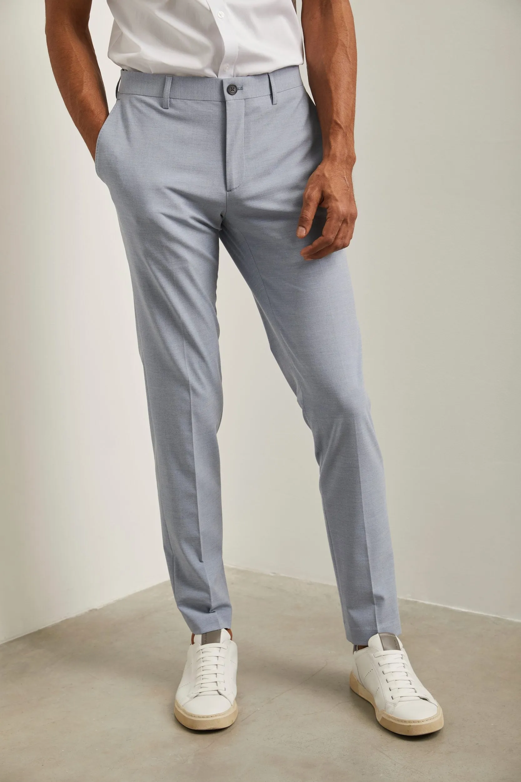 Solid colour Slim fit pant sold by Tristan Style product image thumbnail 2
