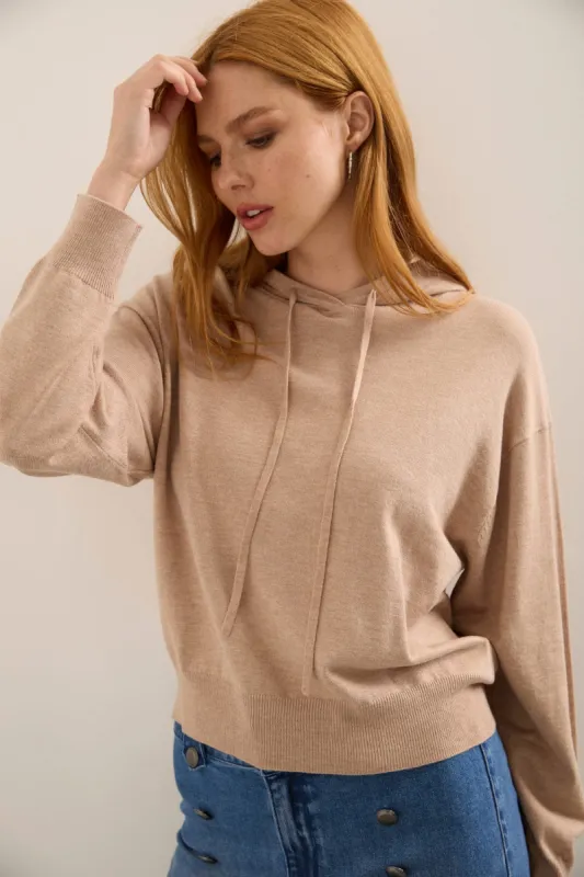 Oversized hooded sweater sold by Tristan Style