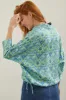 Oversized printed blouse with sold by Tristan Style
