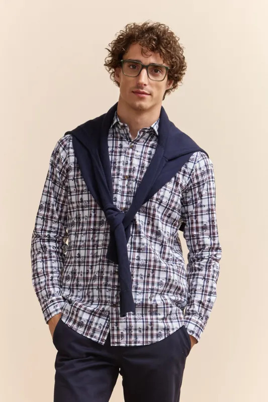 Check Semi-Fitted Shirt sold by Tristan Style