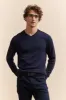 Merino wool V-neck sweater sold by Tristan Style