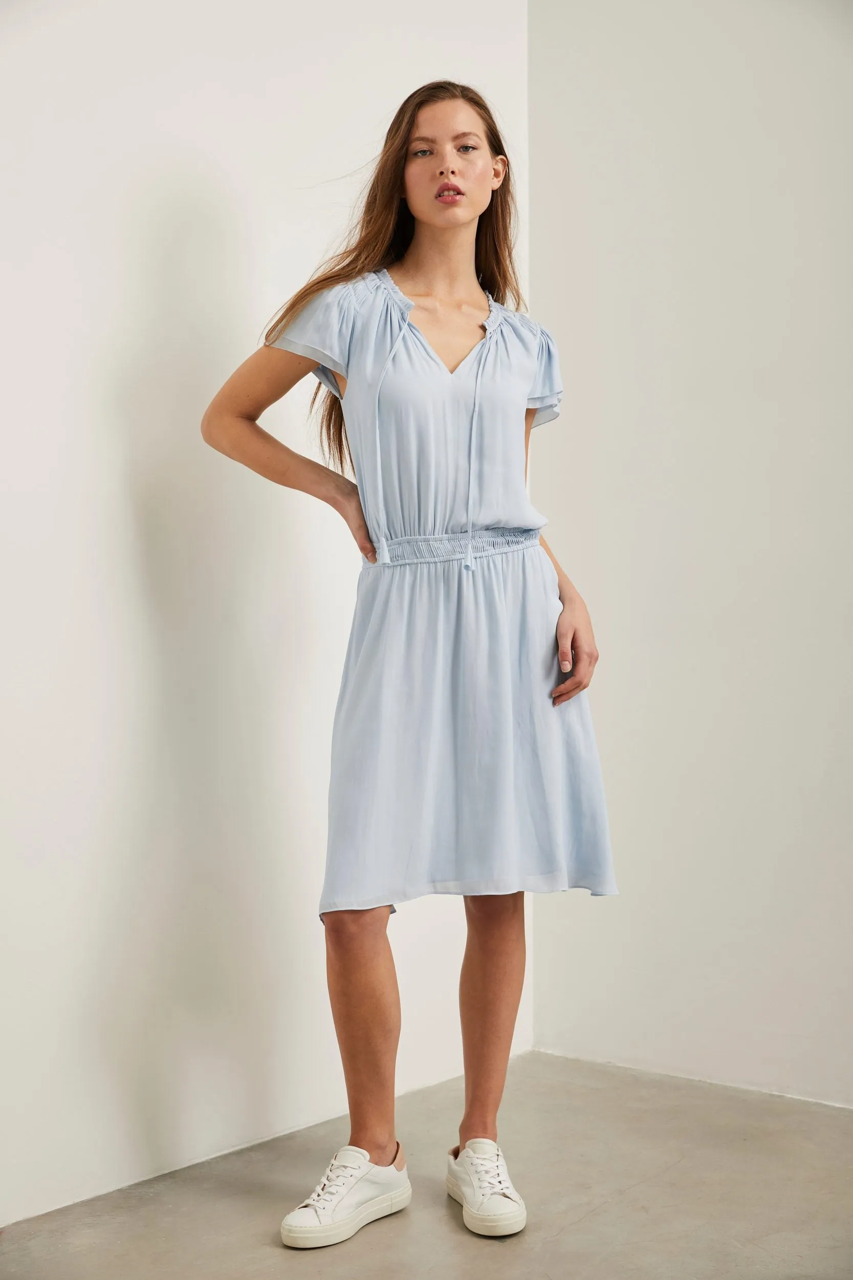 Fluid dress sold by Tristan Style