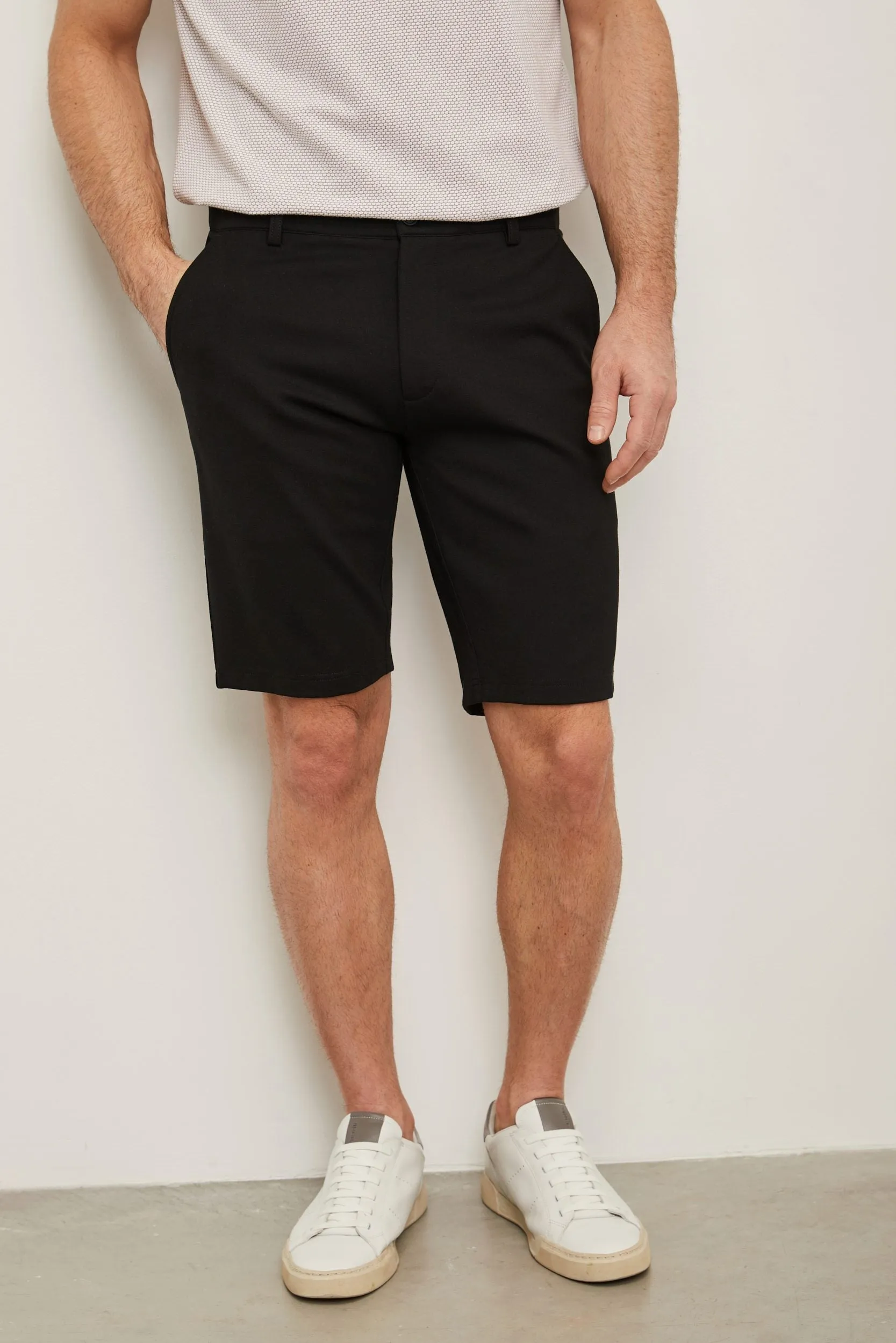 Slash pocket ponte bermuda shorts sold by Tristan Style product image thumbnail 2