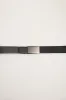Plate buckle reversible leather belt sold by Tristan Style