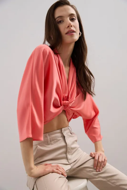 Wrap blouse sold by Tristan Style