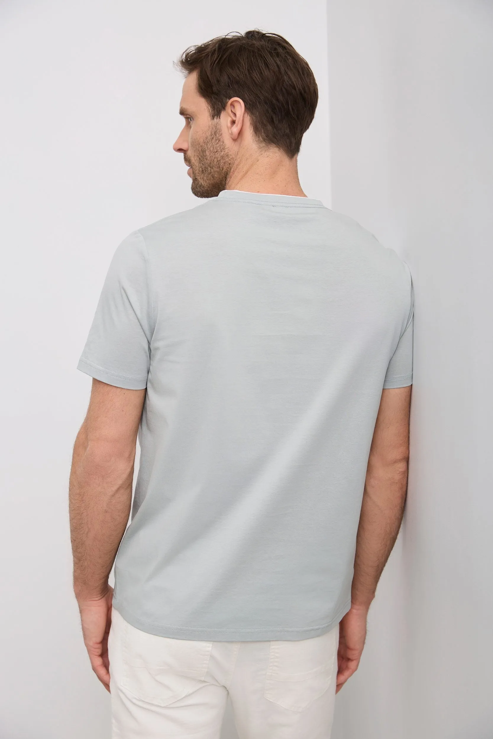T-shirt with pocket detail sold by Tristan Style product image thumbnail 3