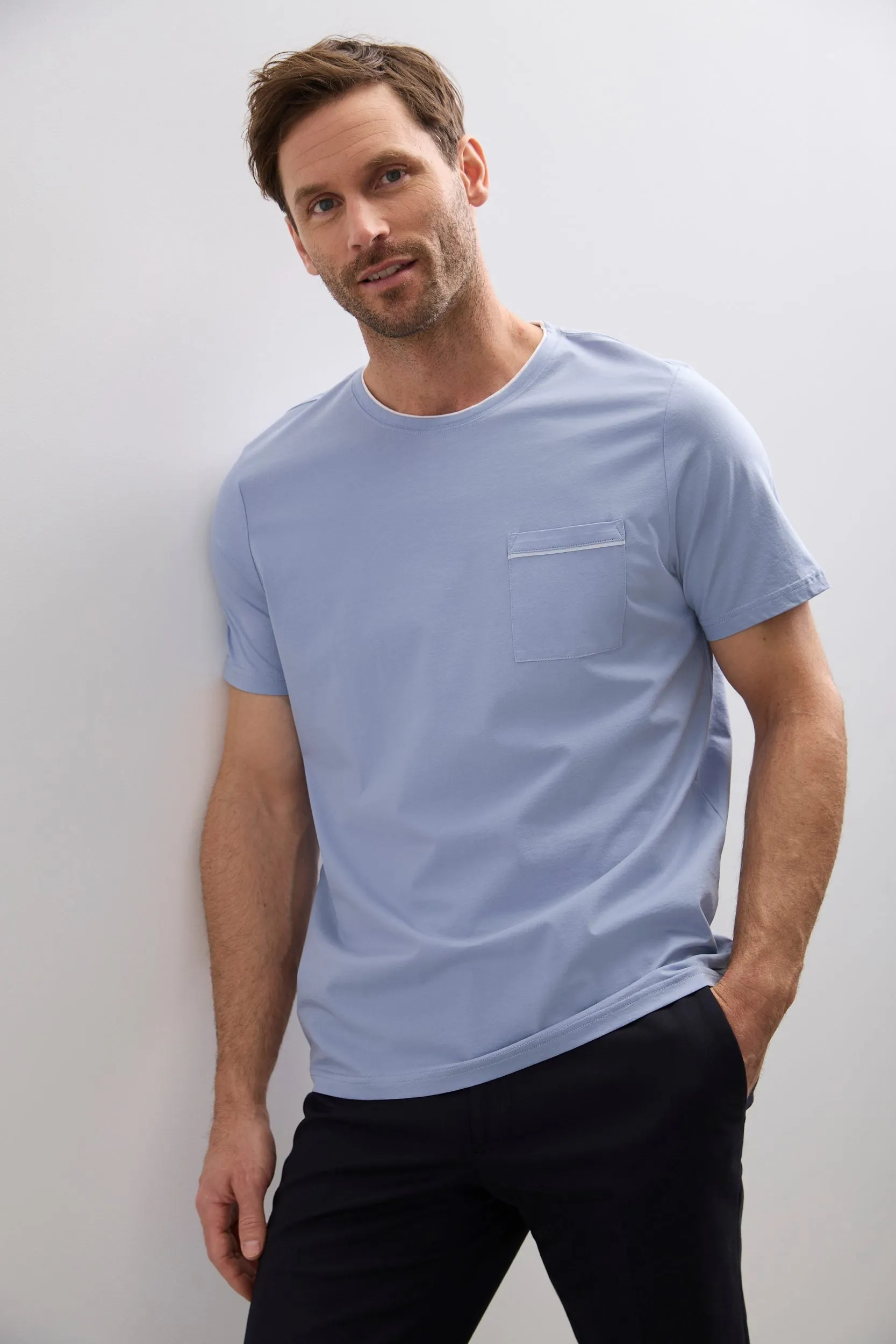 T-shirt with pocket detail sold by Tristan Style product image thumbnail 2