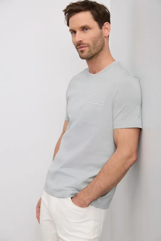 T-shirt with pocket detail sold by Tristan Style