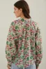 Oversized printed blouse sold by Tristan Style