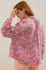 Oversized printed blouse sold by Tristan Style