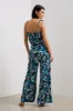Printed sleeveless wide leg jumpsuit sold by Tristan Style