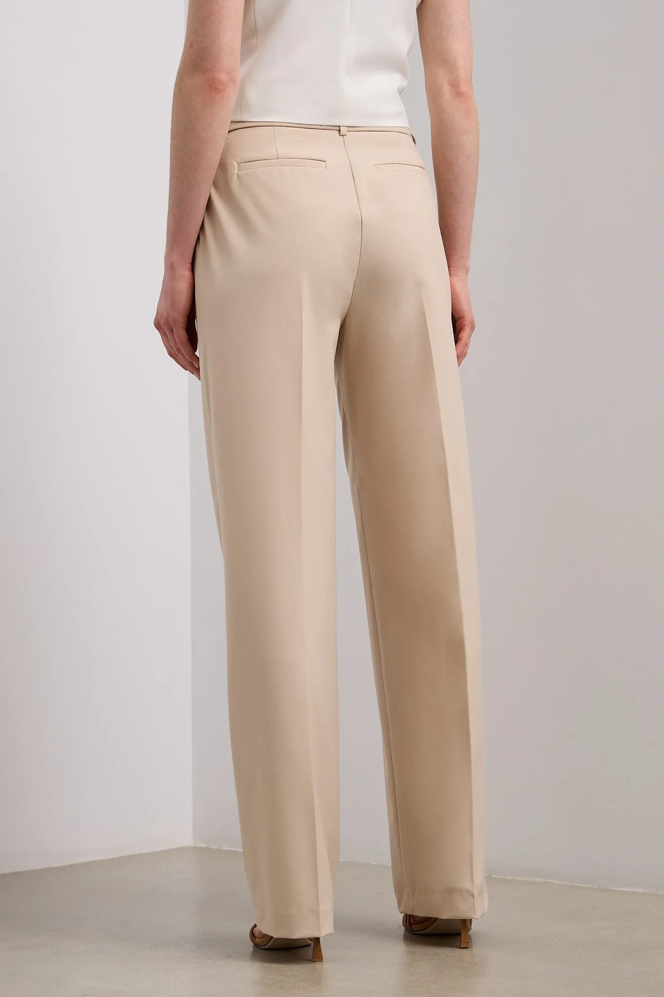 Wide leg pant with pleats sold by Tristan Style product image thumbnail 4