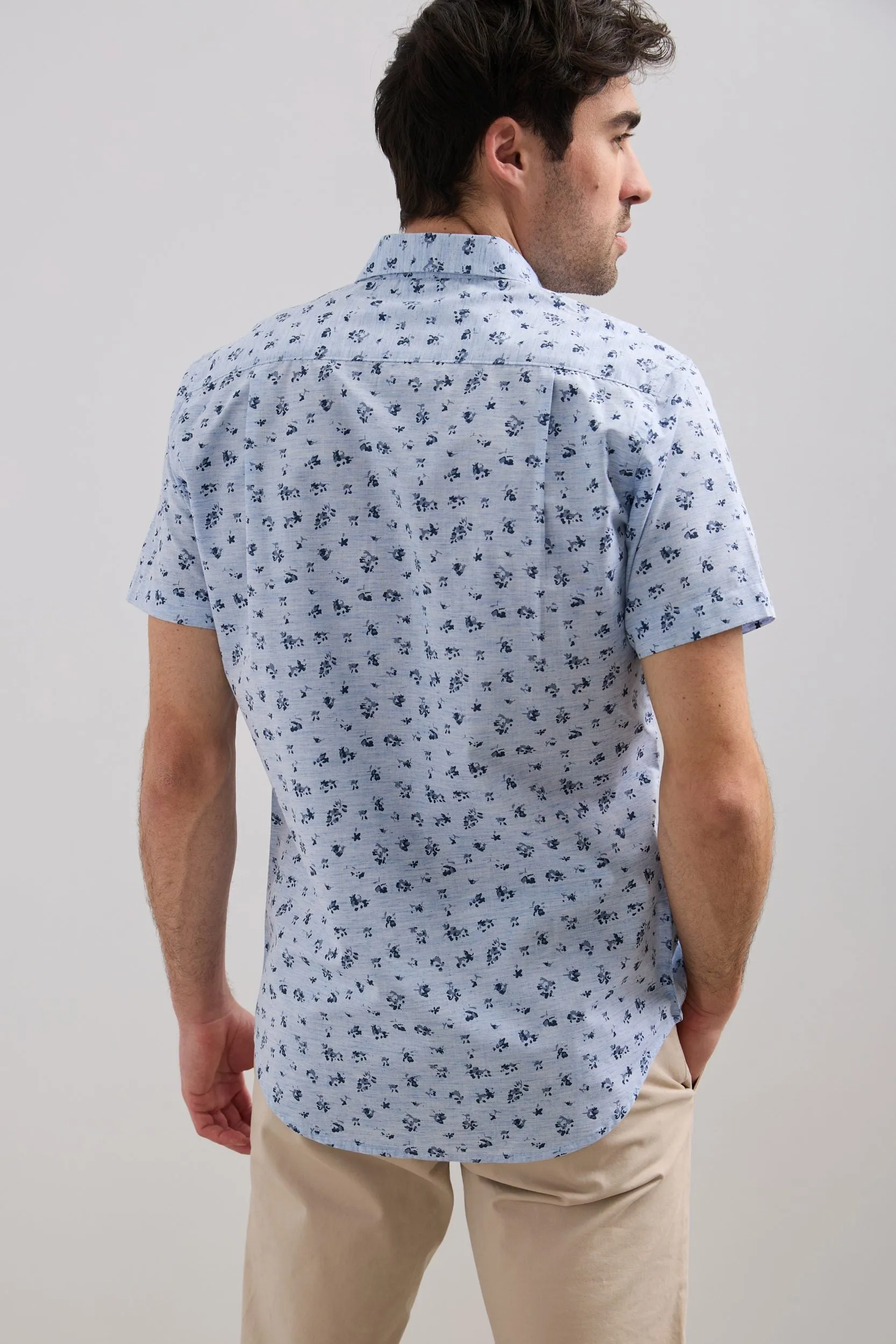 Printed fitted shirt sold by Tristan Style product image thumbnail 2