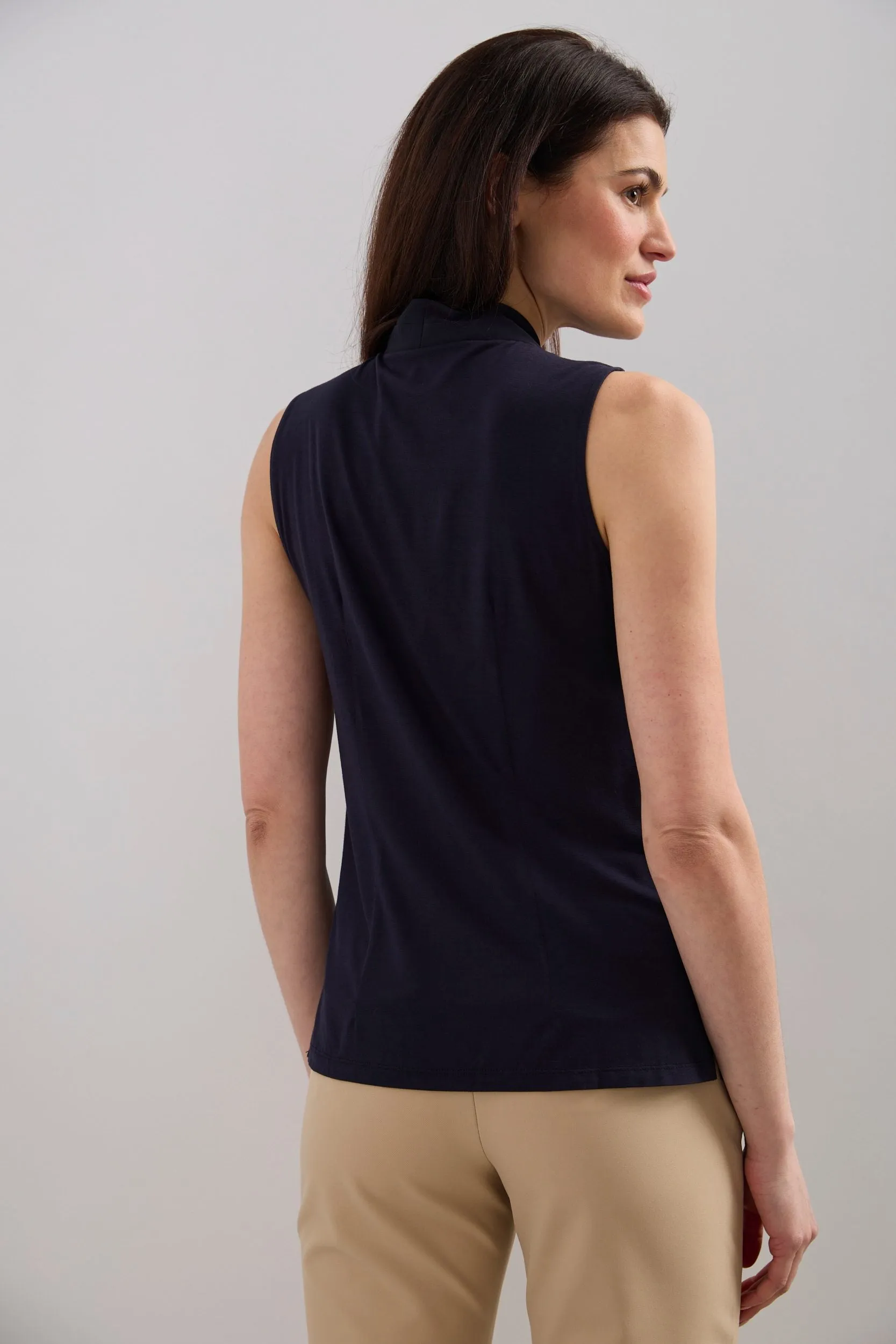 Jersey back sleeveless top sold by Tristan Style product image thumbnail 3
