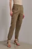 Linen blend casual cargo pant sold by Tristan Style