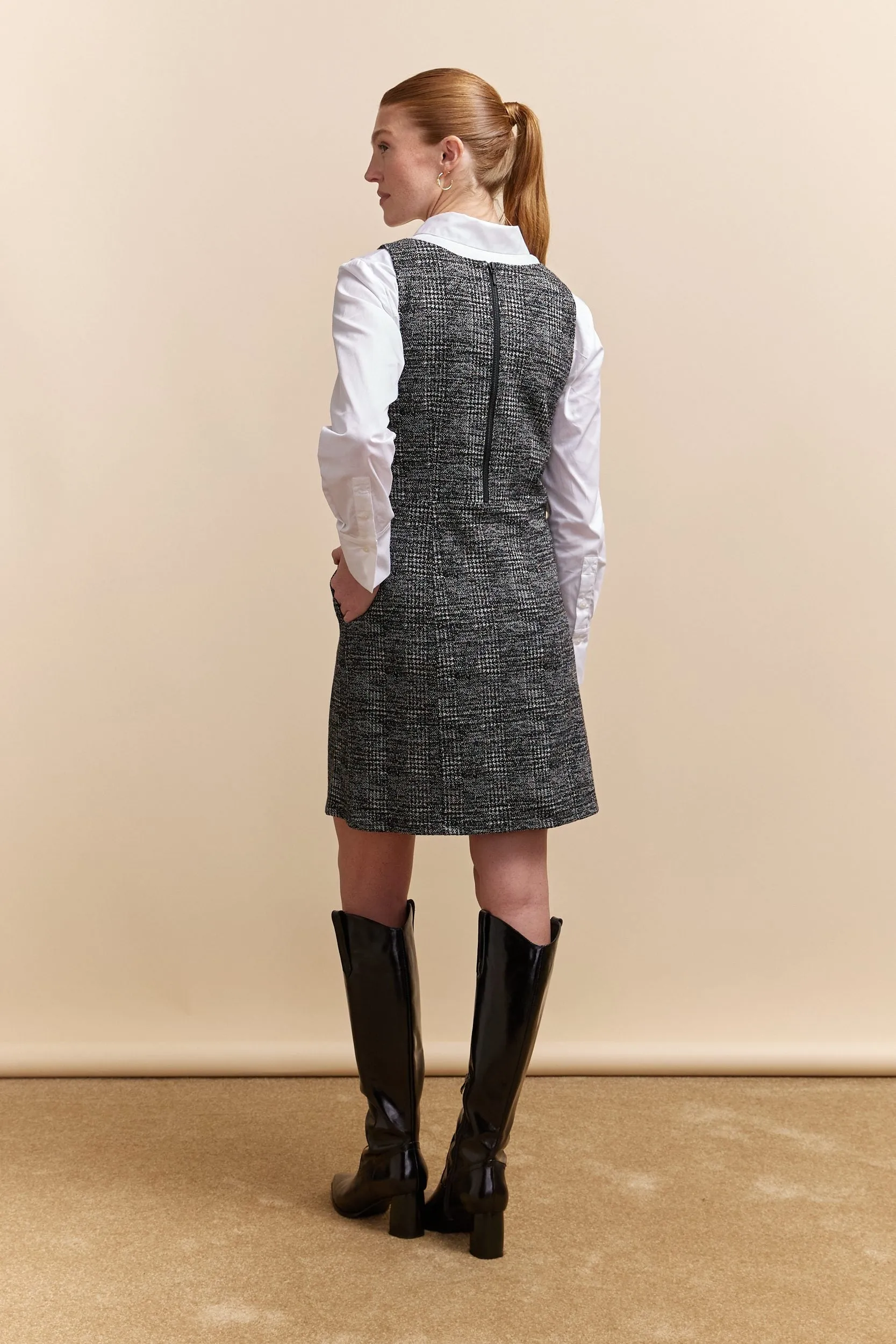 Fitted dress sleeveless sold by Tristan Style product image thumbnail 2