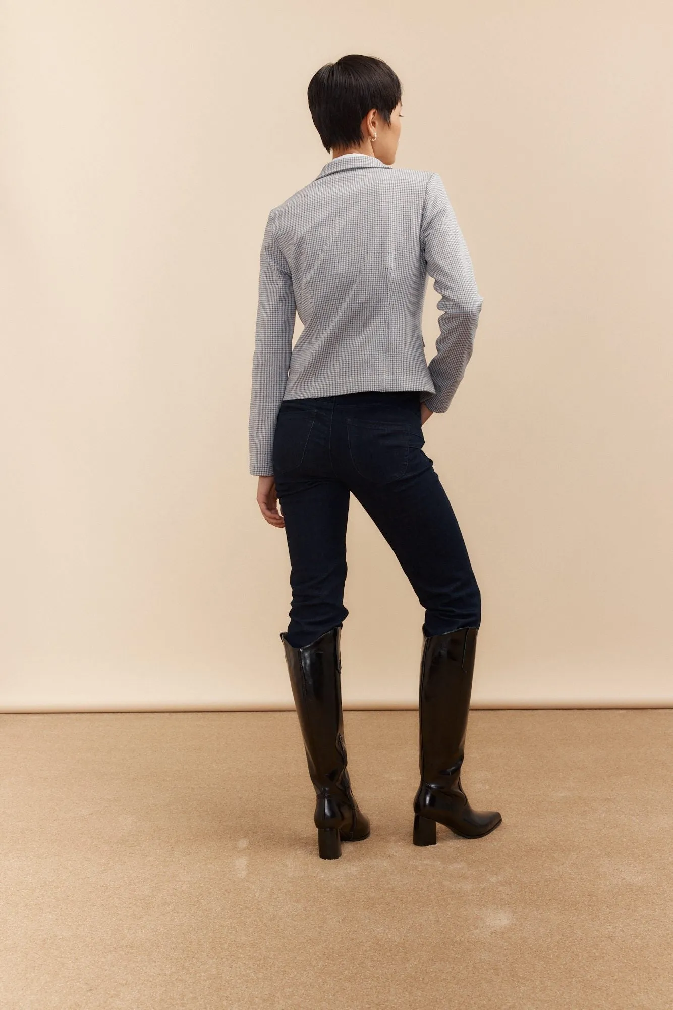 Three-button stretch blazer sold by Tristan Style product image thumbnail 2