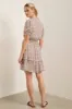 Fluid dress with ruching details sold by Tristan Style