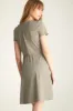 Fit & flare crossed front short sleeve Sport Chic dress sold by Tristan Style
