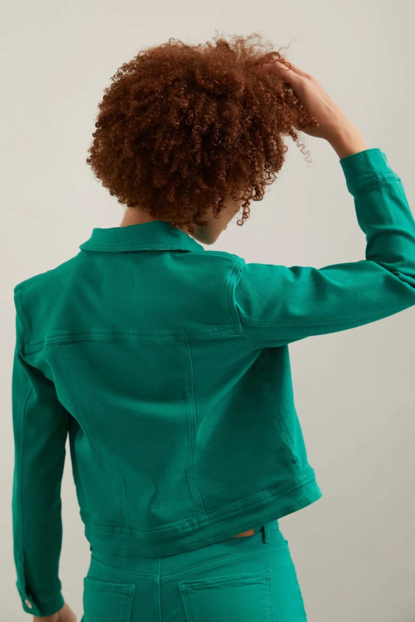 Denim casual jacket sold by Tristan Style product image thumbnail 4