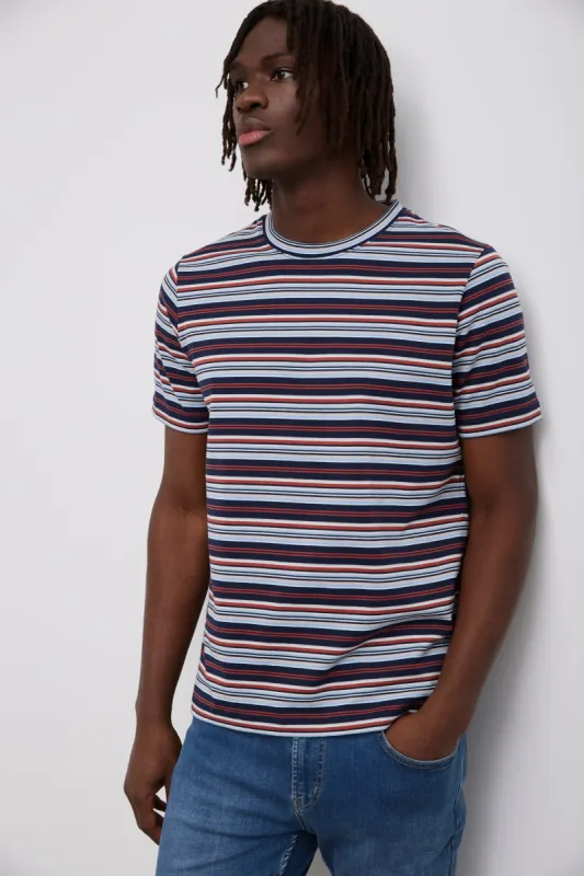 Striped Crew Neck T-Shirt sold by Tristan Style