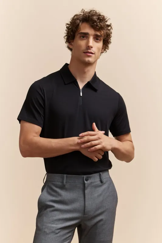 Pima cotton short sleeves polo sold by Tristan Style