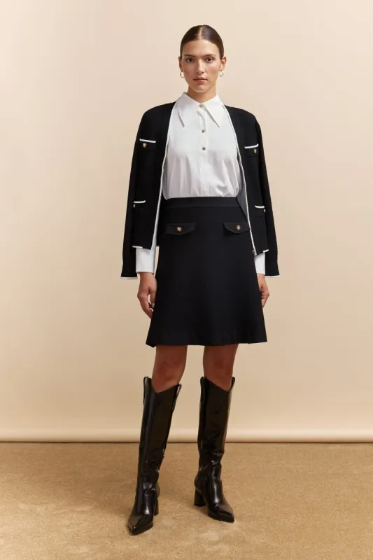 Knit skirt sold by Tristan Style