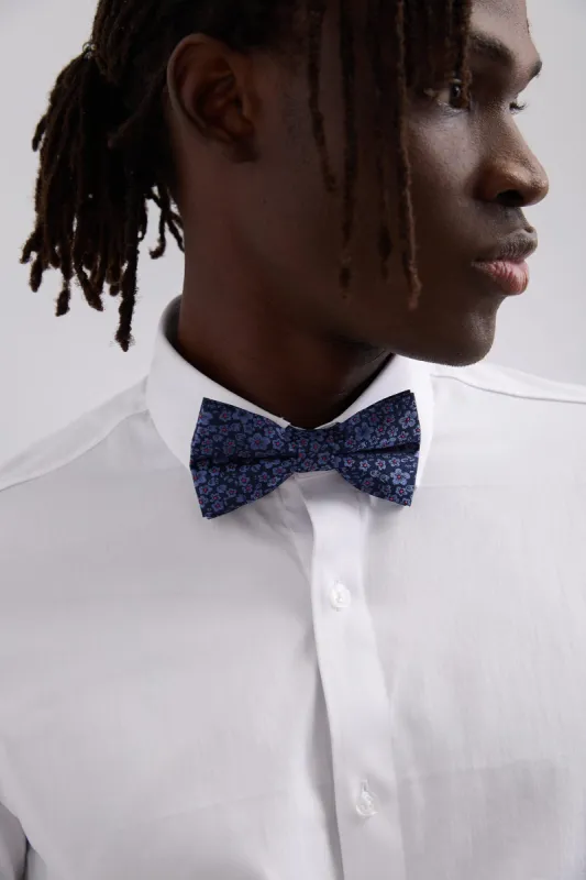 Floral pattern silk bow tie sold by Tristan Style