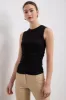 Ruched sleeveless top sold by Tristan Style