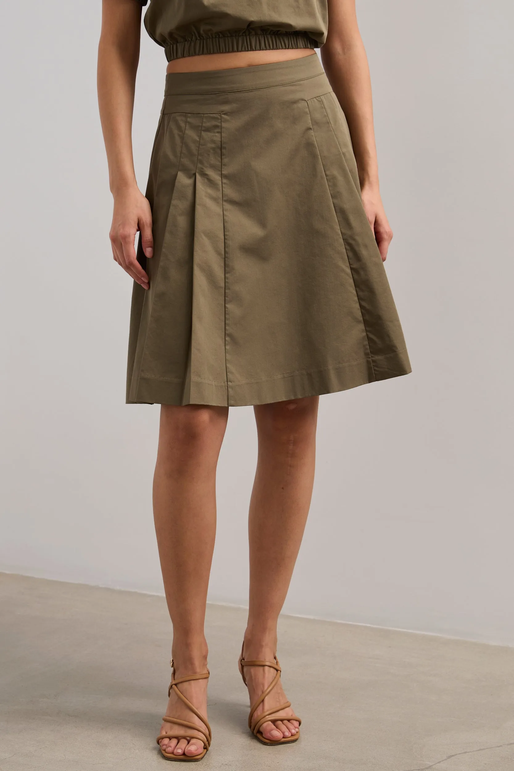 Pleated Flare Skirt sold by Tristan Style product image thumbnail 2