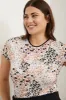 Floral printed t-shirt with ba sold by Tristan Style