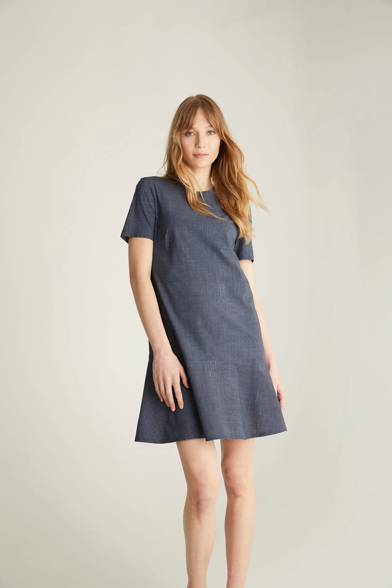 Short sleeve Sport Chic dress with frill sold by Tristan Style