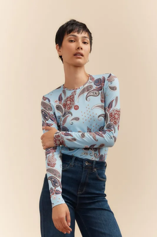 Printed long sleeve t-shirt sold by Tristan Style