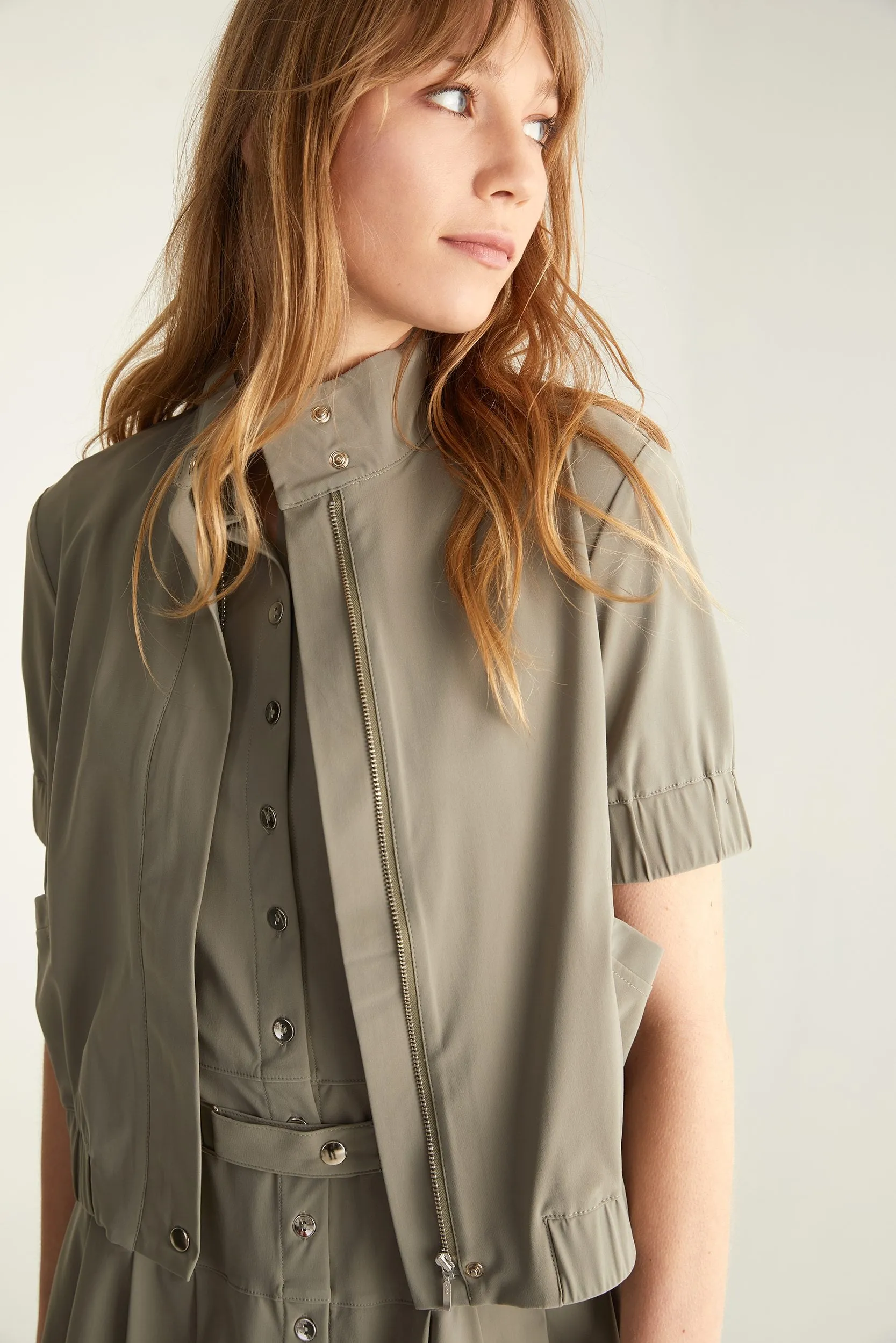 Short sleeve Sport Chic bomber jacket sold by Tristan Style product image thumbnail 4