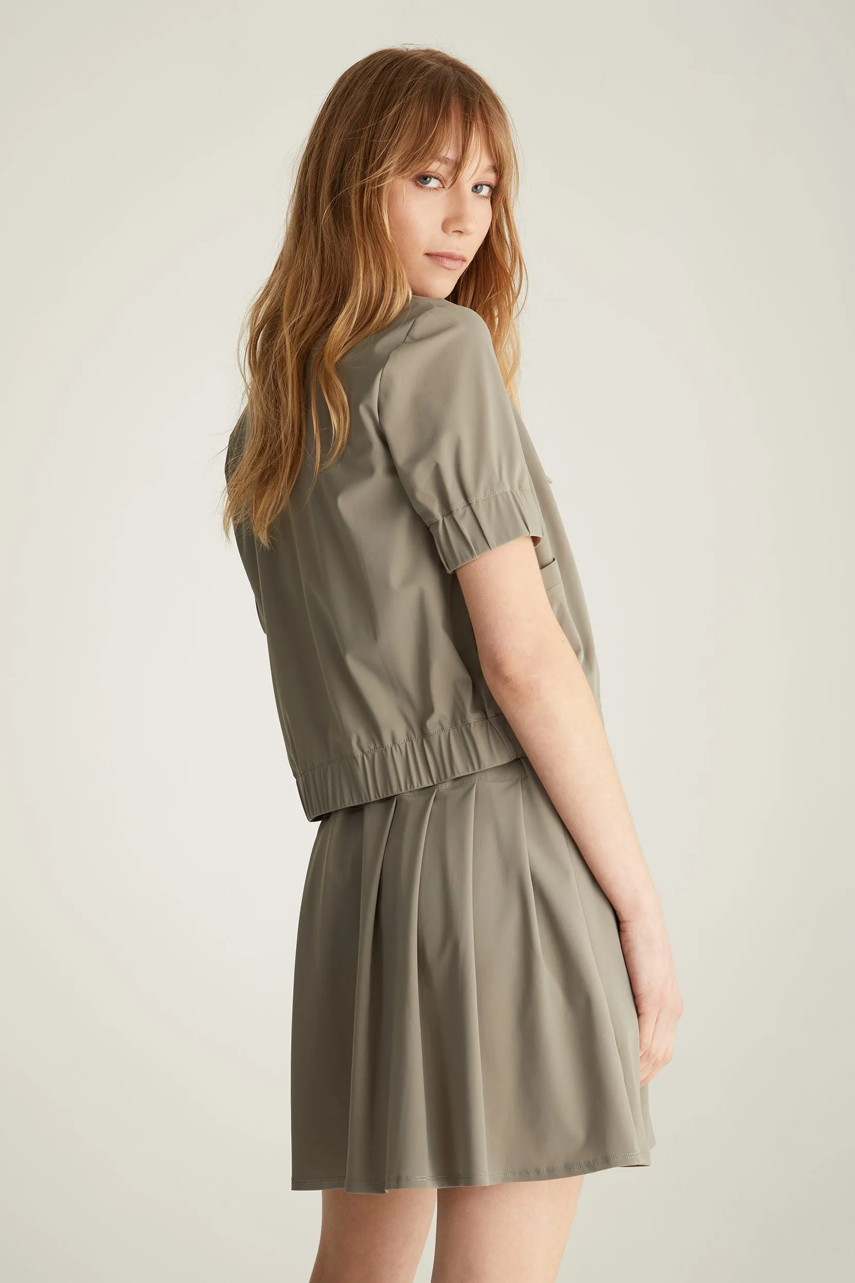 Short sleeve Sport Chic bomber jacket sold by Tristan Style product image thumbnail 5