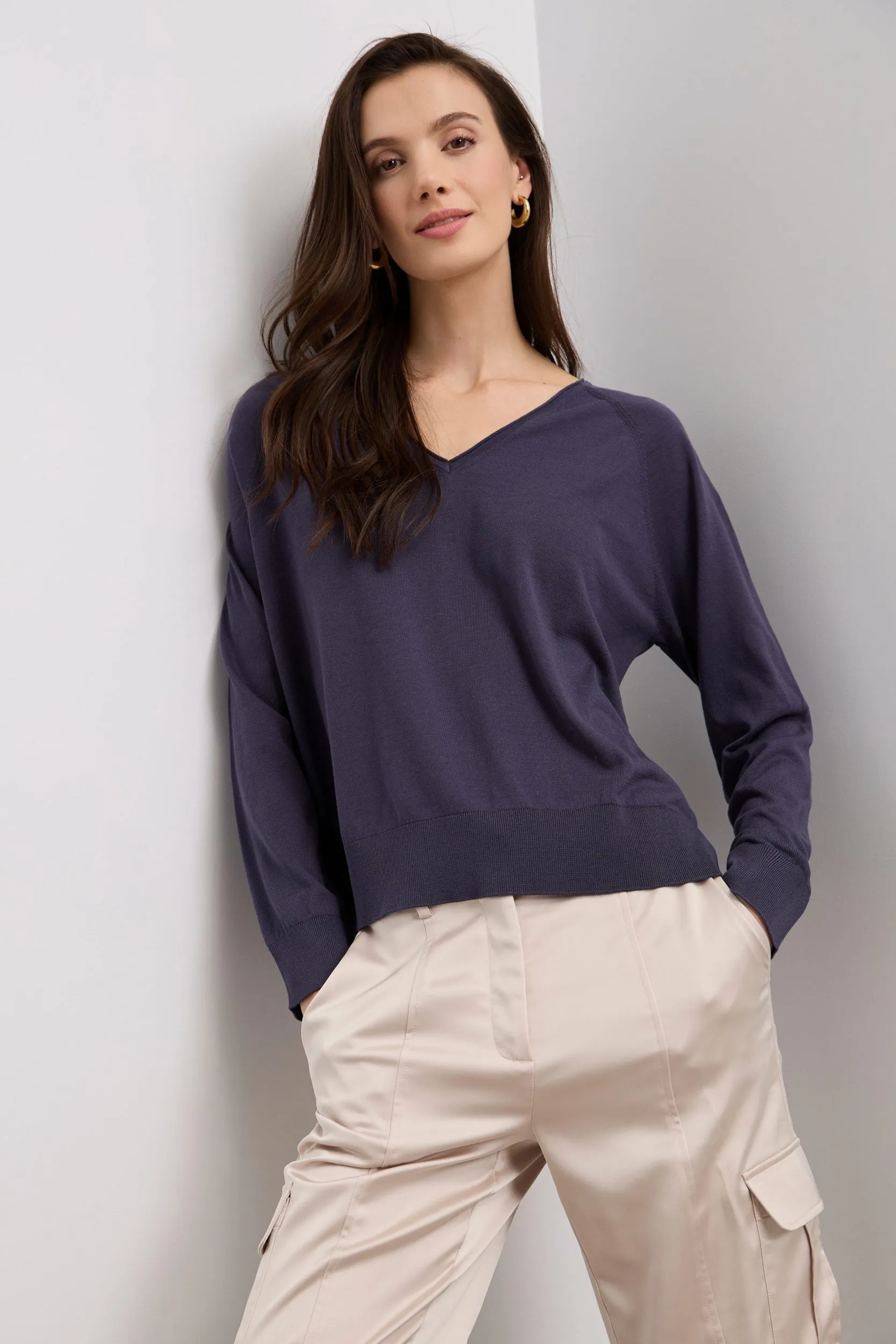 V neck sweater sold by Tristan Style