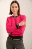 Crew neck textured sweater sold by Tristan Style