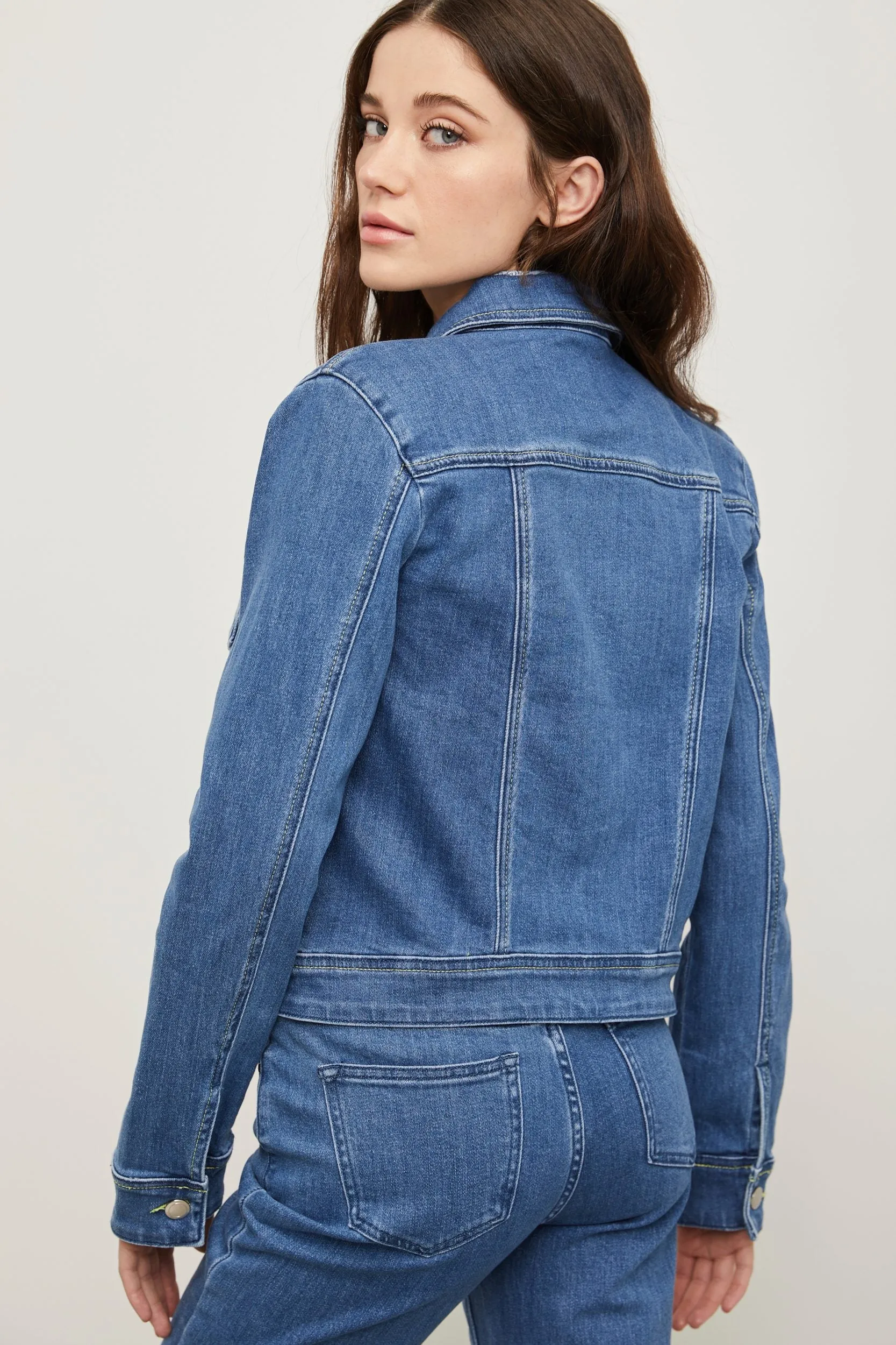 Denim casual jacket sold by Tristan Style product image thumbnail 3