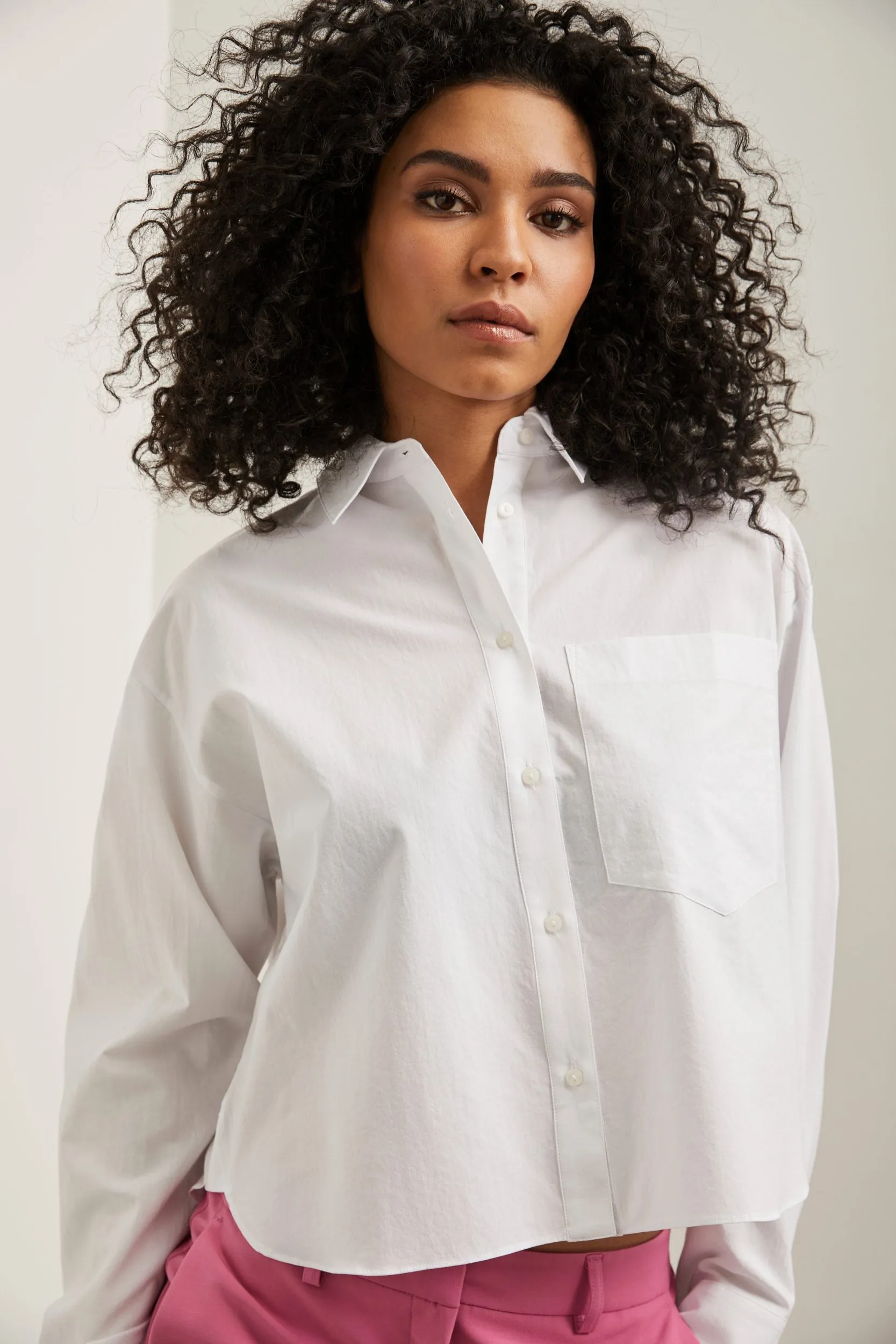Oversized cropped blouse sold by Tristan Style product image thumbnail 2