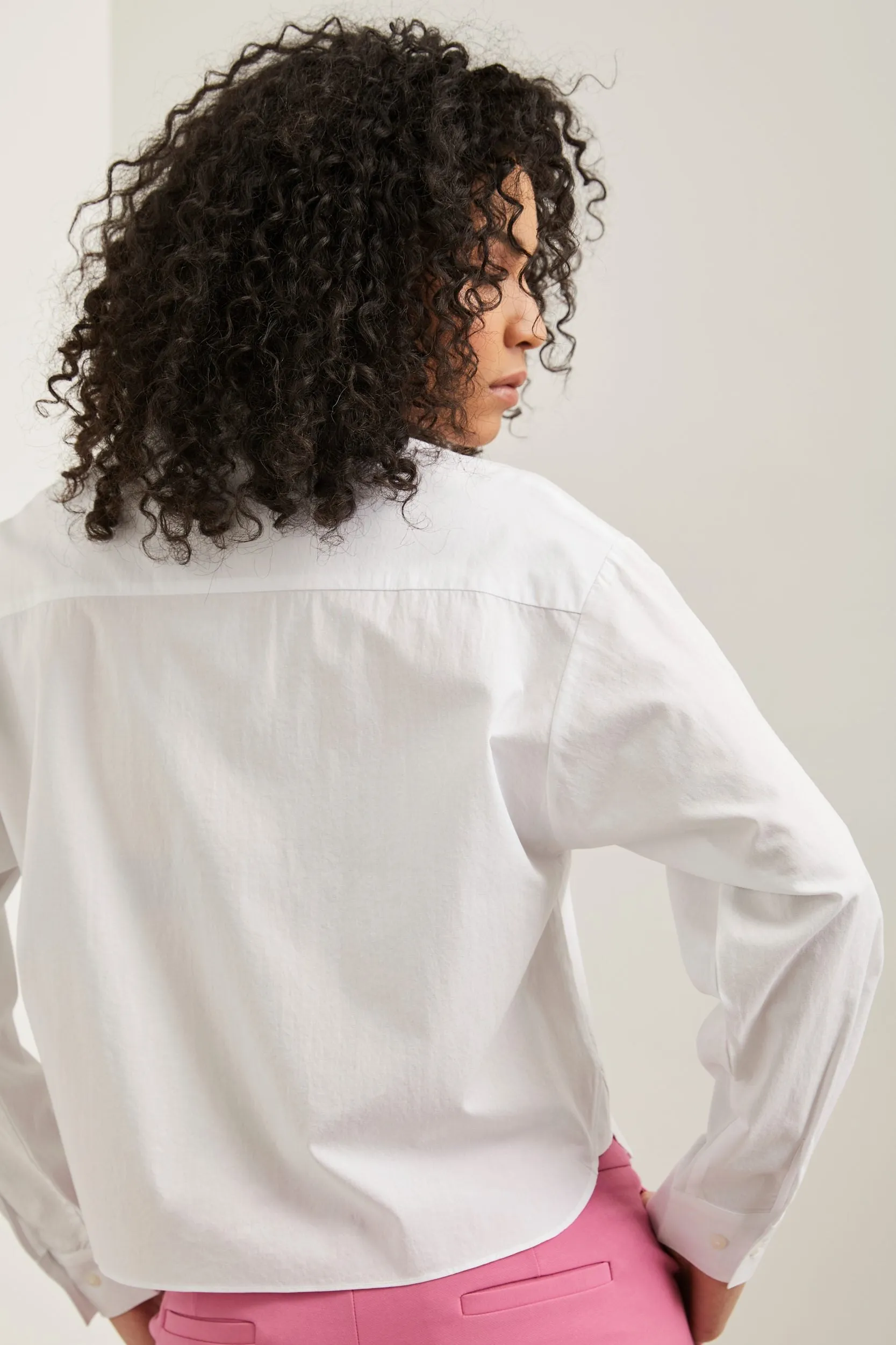 Oversized cropped blouse sold by Tristan Style product image thumbnail 3