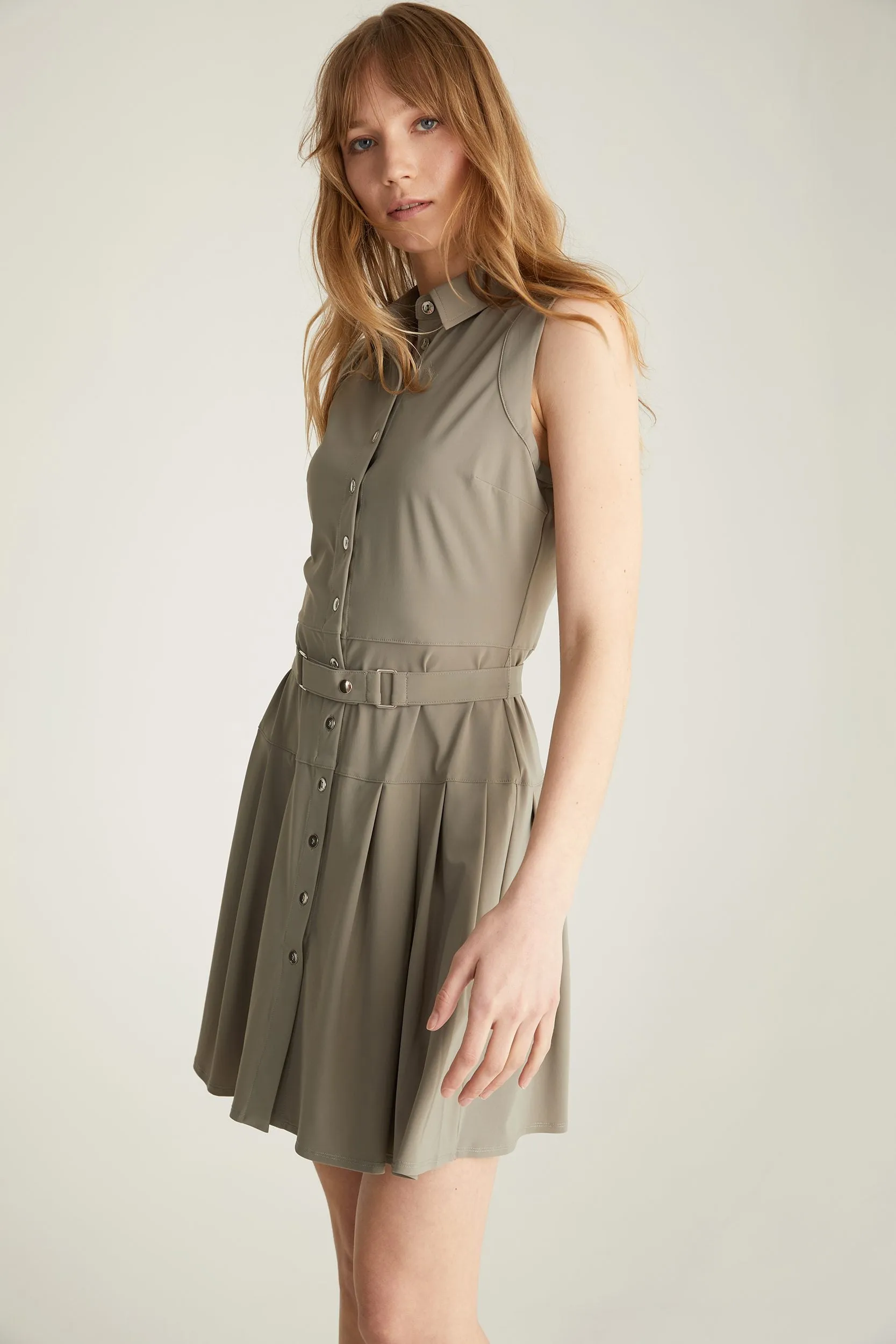Fit & flare Sport Chic dress with belt sold by Tristan Style product image thumbnail 2