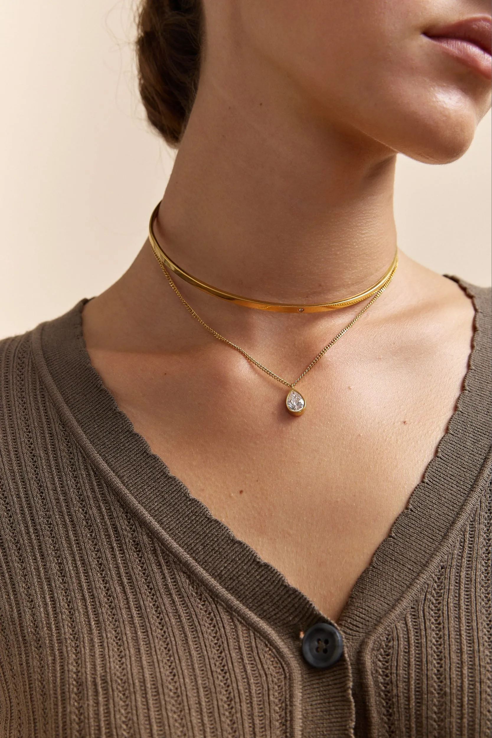 Necklace with crystal sold by Tristan Style