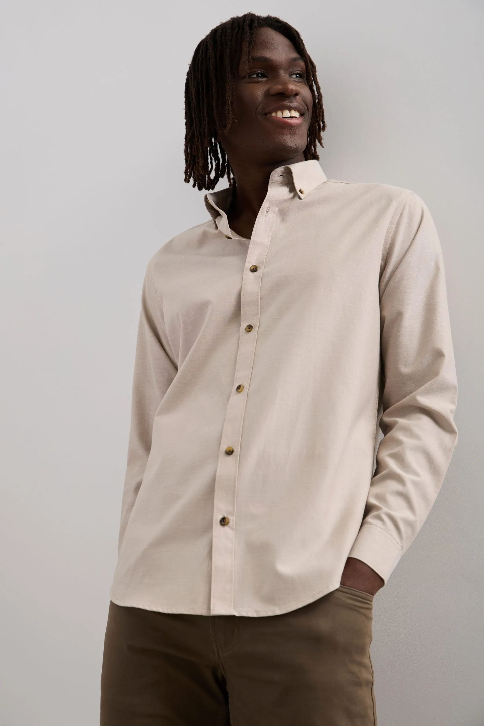 Semi-Fitted Oxford Shirt sold by Tristan Style product image thumbnail 2