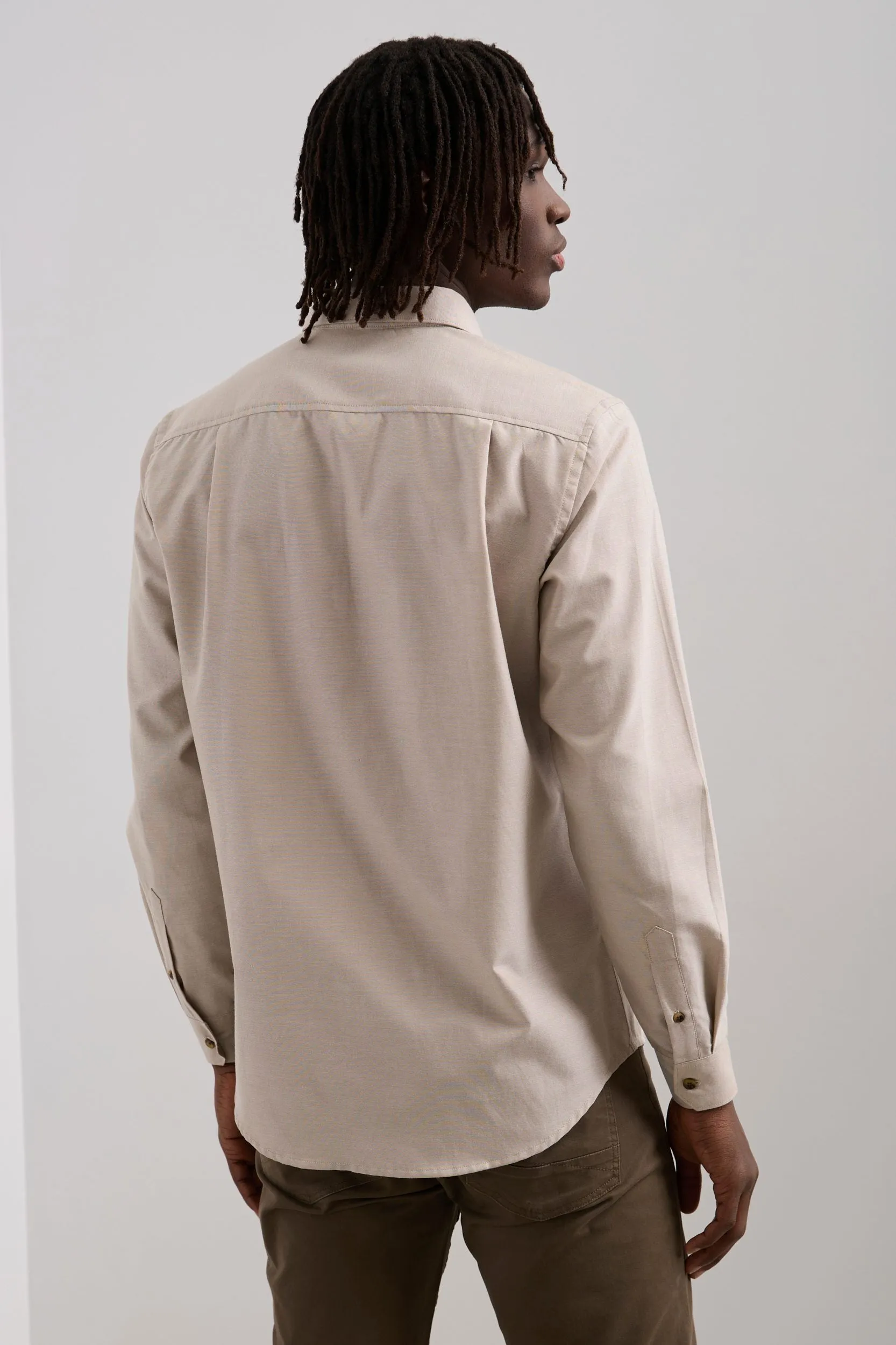 Semi-Fitted Oxford Shirt sold by Tristan Style product image thumbnail 5