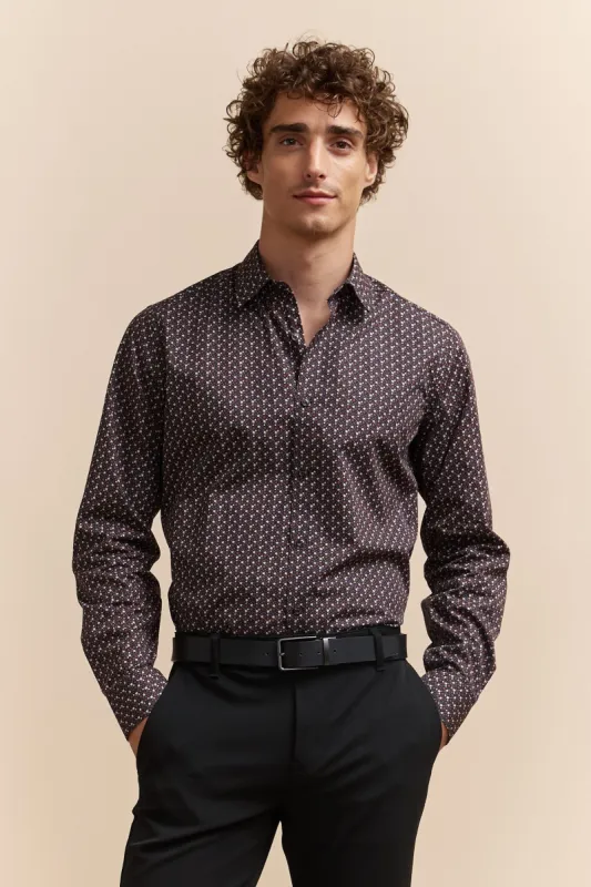 Micro print Fitted shirt sold by Tristan Style